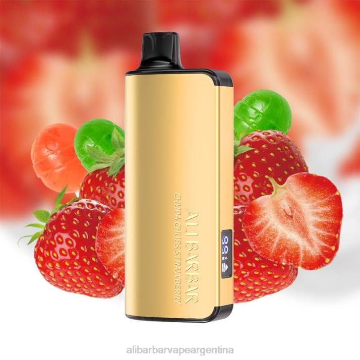 Alibarbar Vape Argentina chupa chups fresa - Alibarbar Ingot 20000 vaporizadores desechables 2VF234