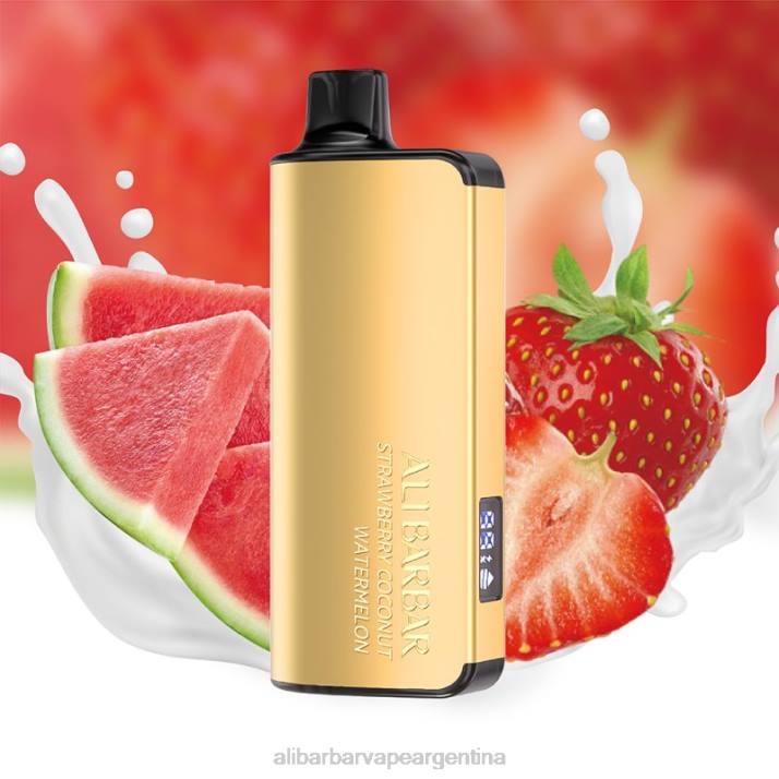 Alibarbar Vape Argentina sandía coco fresa - Alibarbar Ingot 20000 vaporizadores desechables 2VF243