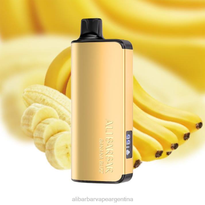 Alibarbar Vape Argentina zumbido de plátano - Alibarbar Ingot 20000 vaporizadores desechables 2VF246