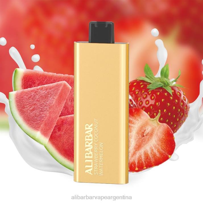 Alibarbar Vape Review sandía coco fresa - Alibarbar Pandora 7000 vaporizadores desechables 2VF262