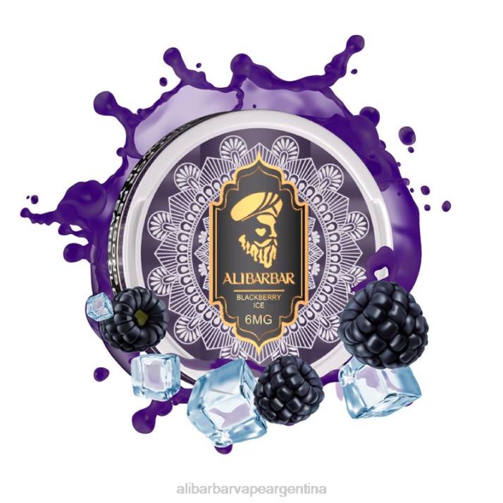 Alibarbar Vape Argentina hielo de mora - Alibarbar bolsas de nicotina 2VF297