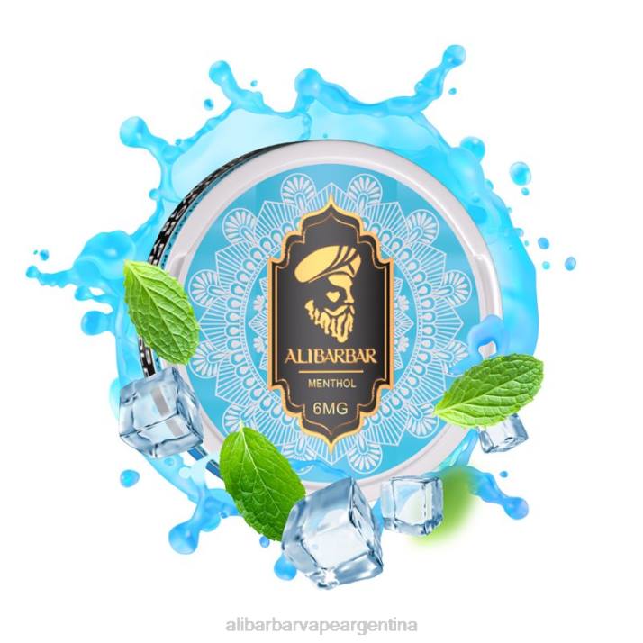 Alibarbar Vape Argentina mentol - Alibarbar bolsas de nicotina 2VF288