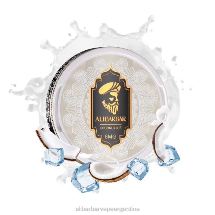 Alibarbar Vape Review hielo de coco - Alibarbar bolsas de nicotina 2VF283