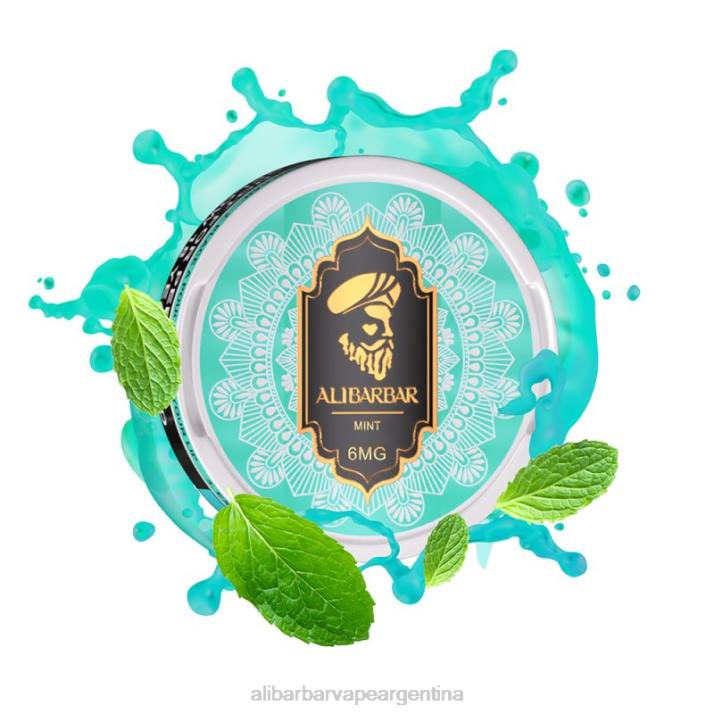Alibarbar Vape Review menta - Alibarbar bolsas de nicotina 2VF289