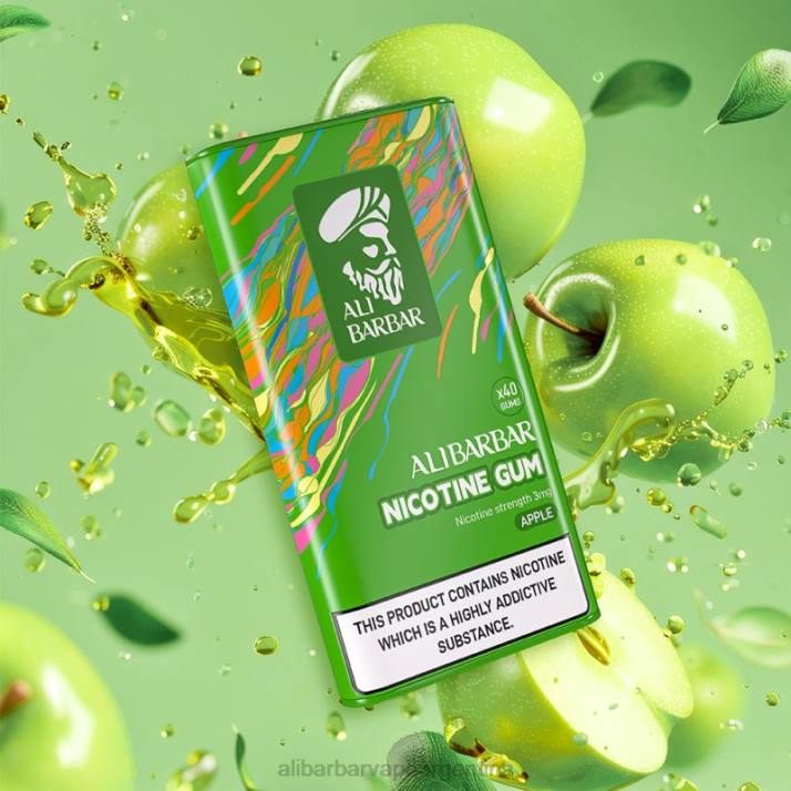 Alibarbar Vape Review manzana - Alibarbar chicle de nicotina 2VF298