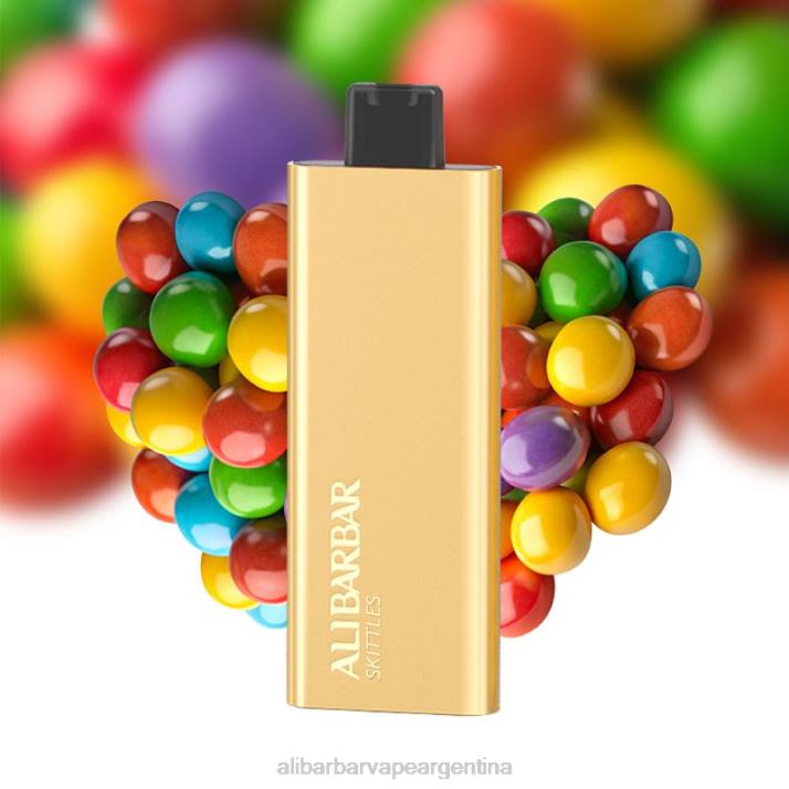 Alibarbar Puffs caramelo arcoiris - Alibarbar Pandora 7000 vaporizadores desechables 2VF260